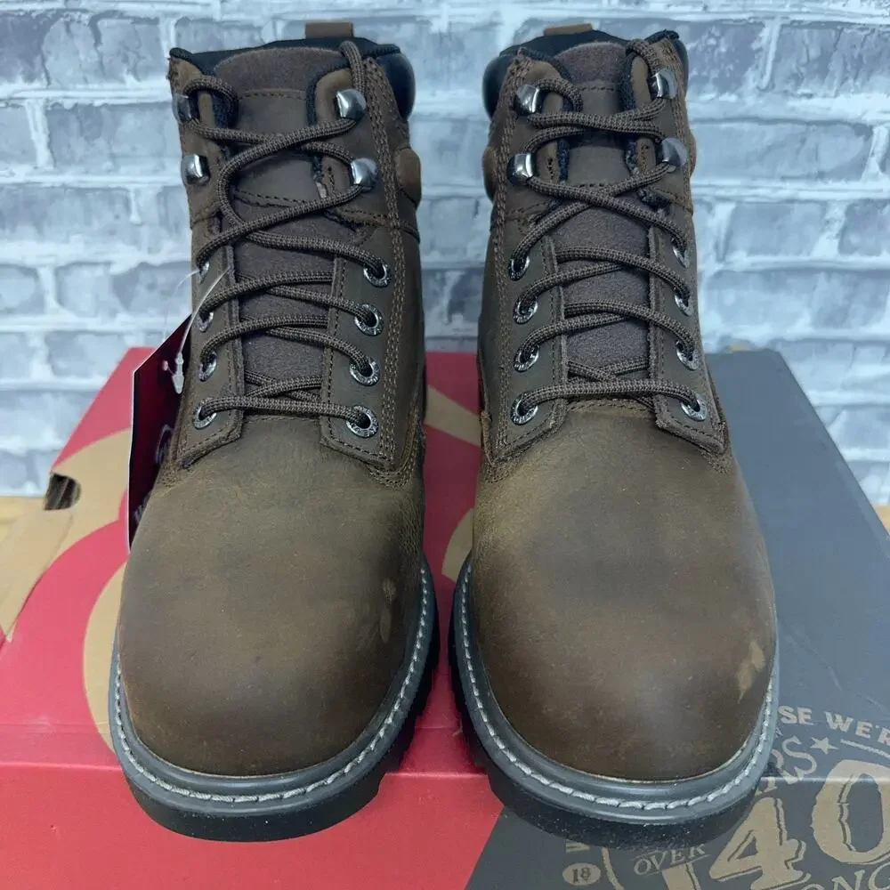 Wolverine Floorhand Dark Brown Steel Toe Waterproof Work Boot W10633 Mens 8.5